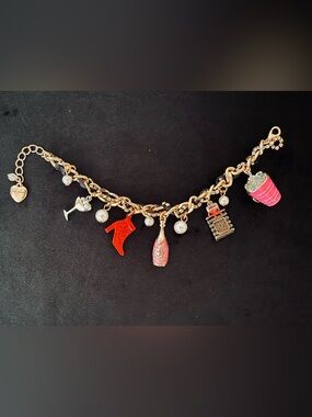 #175 Betsey Johnson “Going All Out” Charm Bracelet